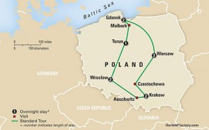 Discovering Poland Map